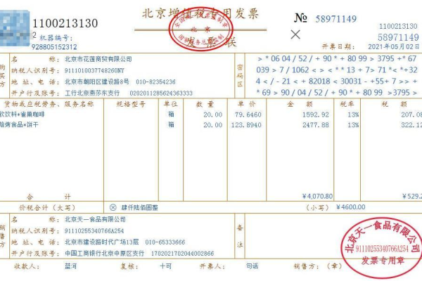 超市的食品发票如何入账