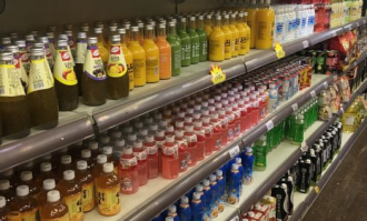 超市饮料对面适合卖什么
