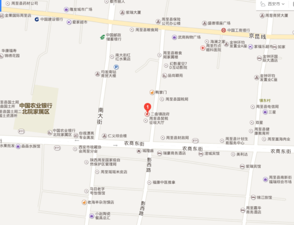 周至广场超市在哪里