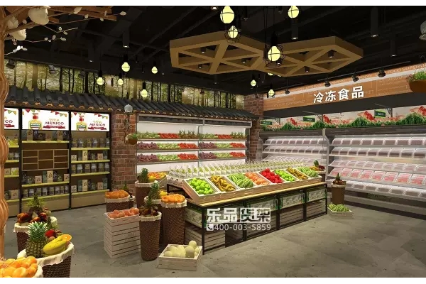 超市生鲜区域布置