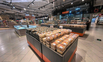 超市如何陈列面包店装修