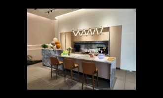 饮品区自制饮品吧台设计