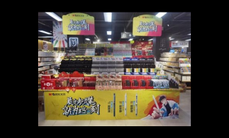 文具区开学季主题堆头