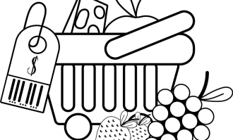 如何画超市里的东西