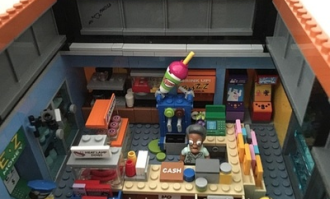 如何拼乐高超市房子