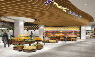 超市装修风格 流行