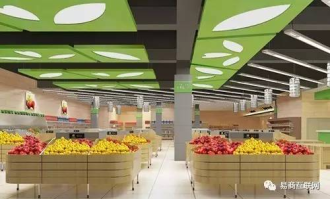 超市布局效果图