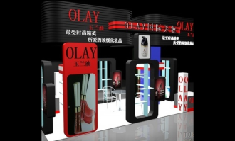 美妆区国际美妆品牌墙