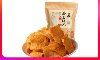 超市热销的锅巴叫什么