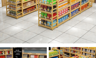 精品超市货架陈列展示
