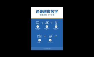 超市购物流程图