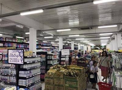 在老挝如何开超市